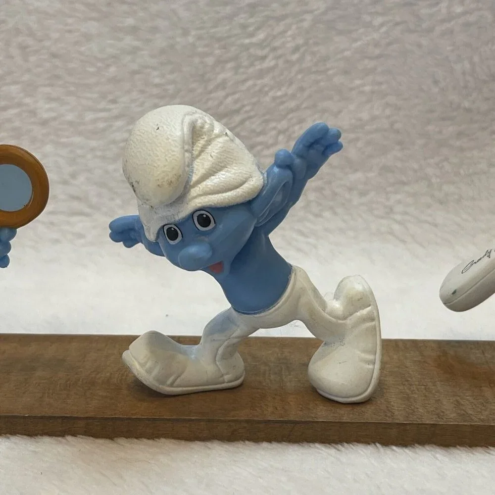 Lot of 4 Smurfs‎ Figures - McDonalds Happy Meal Kids Toys - 2011 & 2013 Peyo